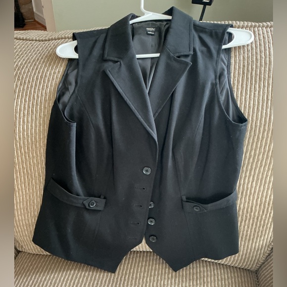 Mossimo Supply Co. Jackets & Blazers - Mossimo Large Women's Black Sleeveless Blazer Vest